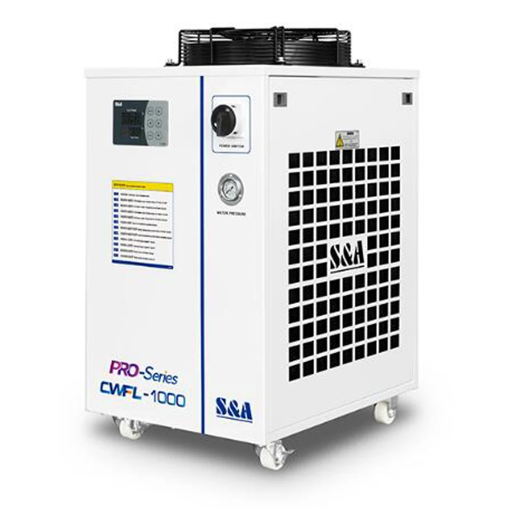 S&A CWFL-1000AN process chiller for 1kW fiber laser engraver cutting machine CWFL-1000 CWFL-1000ANS03 CWFL-1000BNS03
S&A CWFL-1000AN process chiller for 1kW fiber laser engraver cutting machine CWFL-1000 CWFL-1000ANS03 CWFL-1000BNS03