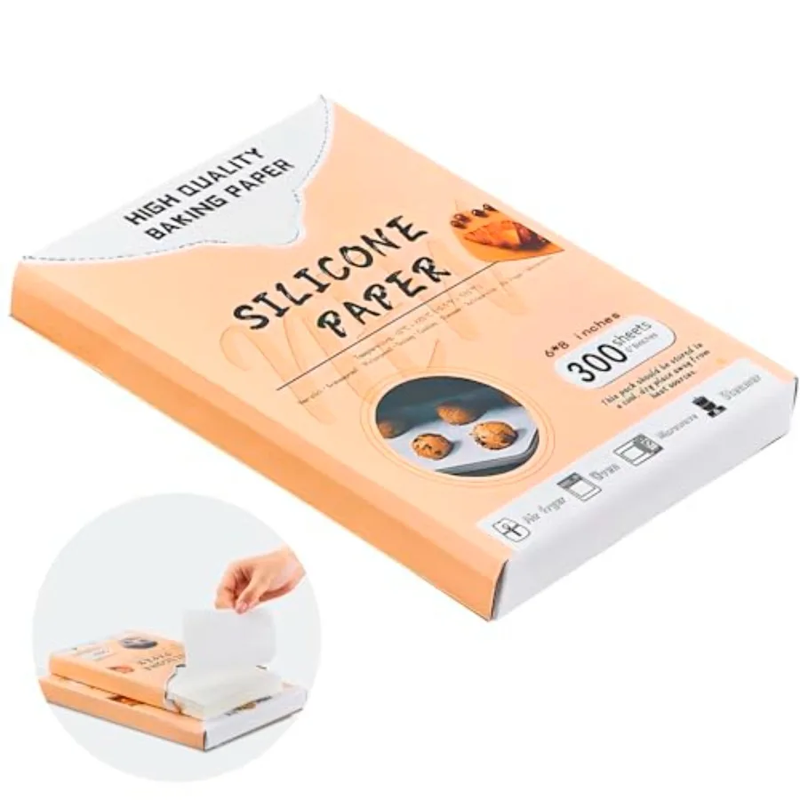 Parchment Paper Sheets, 6x8In Baking Paper, Baking Supplies Sheets Non Stick, Non-Toxic Baking Parchment for Air Fryer, oven li
Parchment Paper Sheets, 6x8In Baking Paper, Baking Supplies Sheets Non Stick, Non-Toxic Baking Parchment for Air Fryer, oven li