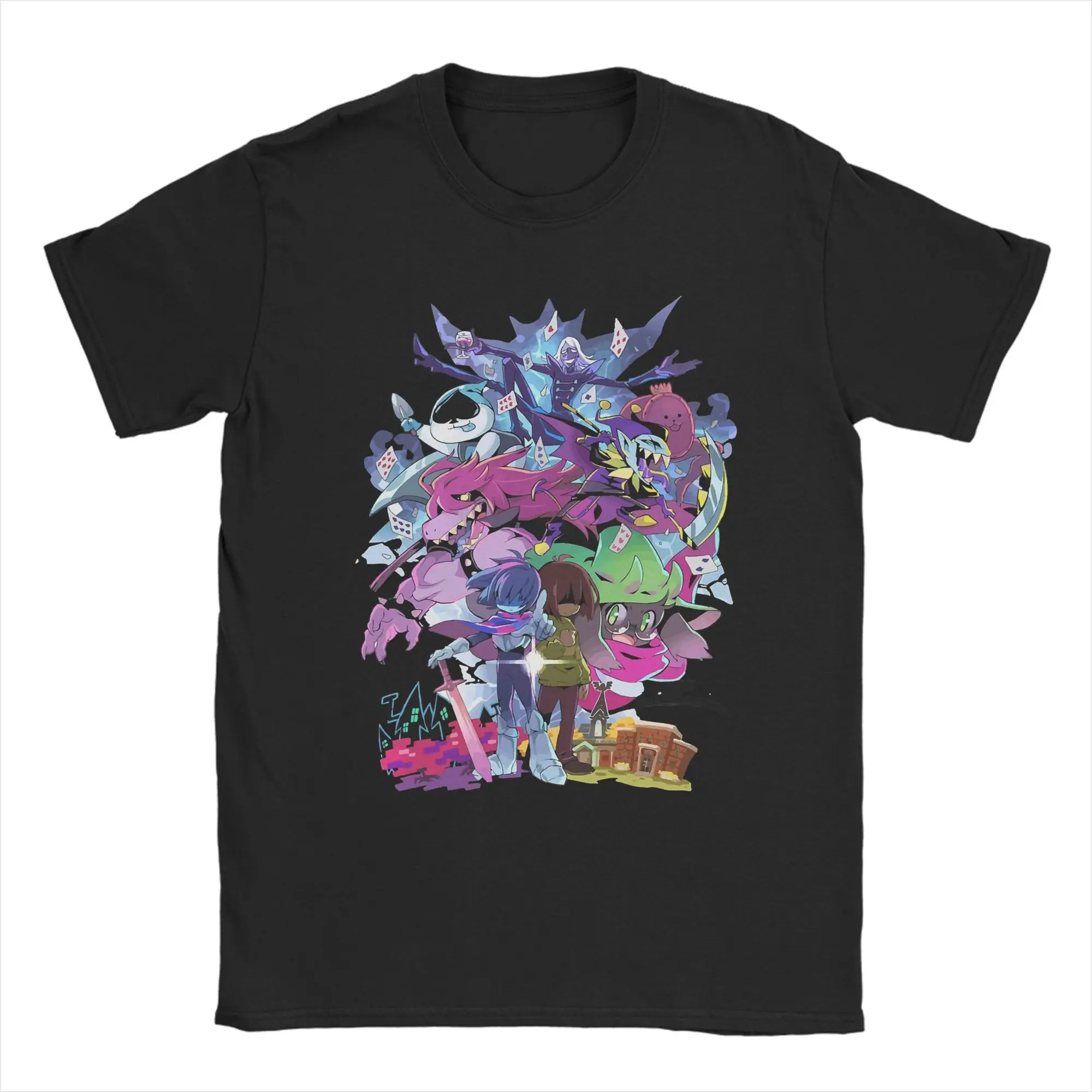 Graphic Printed Deltarune For Fans Deltarune T Shirt For Unisex Cotton T-shirts Short Sleeve Tops
Graphic Printed Deltarune For Fans Deltarune T Shirt For Unisex Cotton T-shirts Short Sleeve Tops