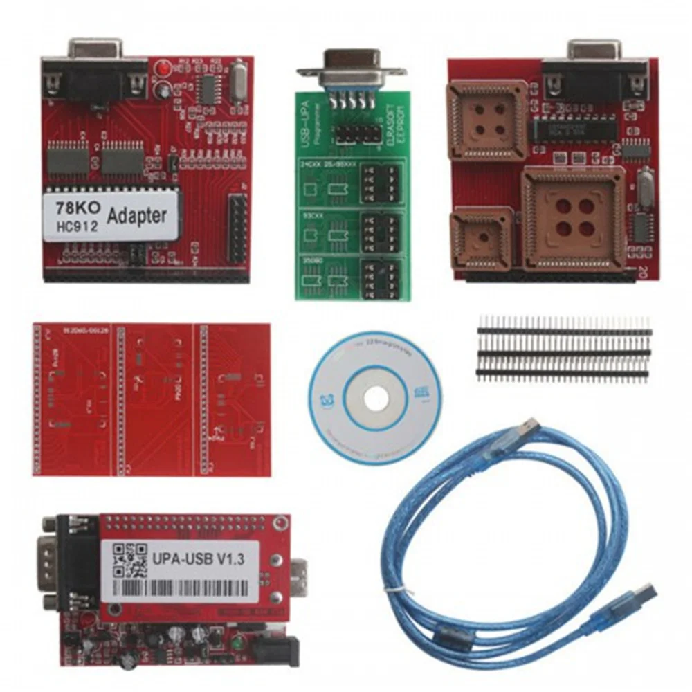 New UPA USB V1.3 UPA TMS370 78KO HC912 NEC Adapters Serial Programmer UPA Full Adapter
New UPA USB V1.3 UPA TMS370 78KO HC912 NEC Adapters Serial Programmer UPA Full Adapter