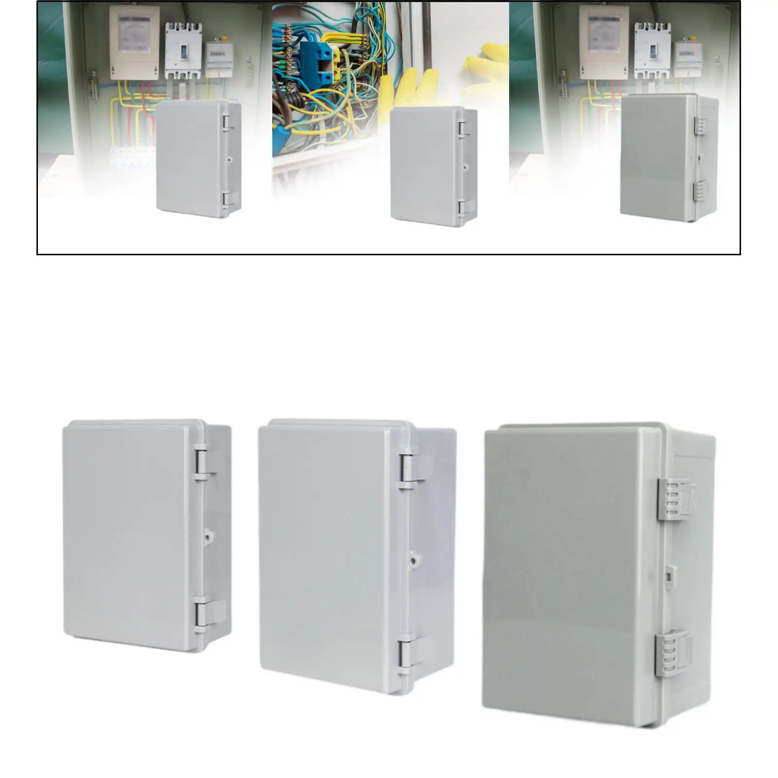 Power Distribution Protection Box Circuit Breaker Box Cover Waterproof with Cover Electrical Disconnect Box for Home Workshop
Power Distribution Protection Box Circuit Breaker Box Cover Waterproof with Cover Electrical Disconnect Box for Home Workshop