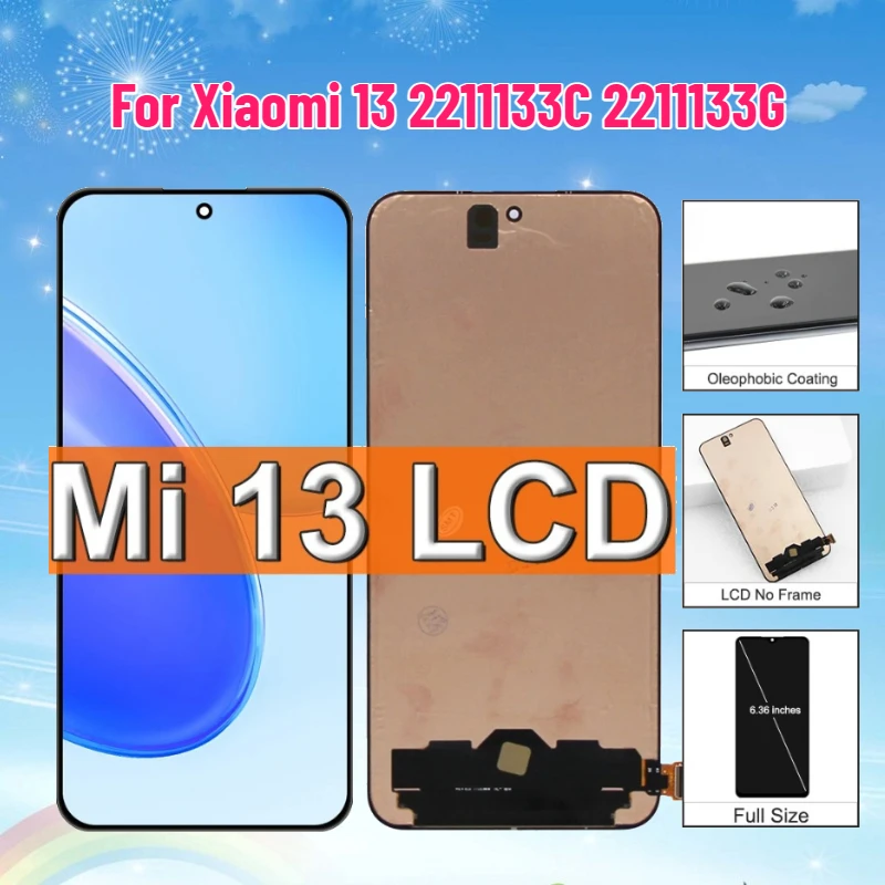 OLED-дисплей для Xiaomi 13 (2211133C, 2211133G) в сборе с тачскрином и дигитайзером для замены экрана Xiaomi Mi 13
OLED-дисплей для Xiaomi 13 (2211133C, 2211133G) в сборе с тачскрином и дигитайзером для замены экрана Xiaomi Mi 13