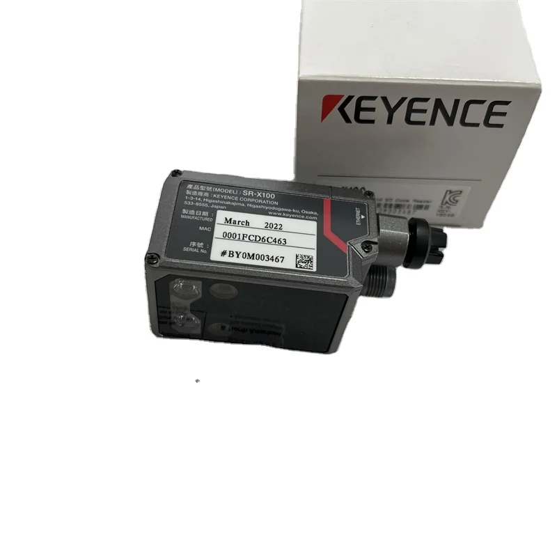 New Keyence SR-X300 + SR-XHR Continuous Scanning Auto-scan Barcode Reader with High-resolution Lens