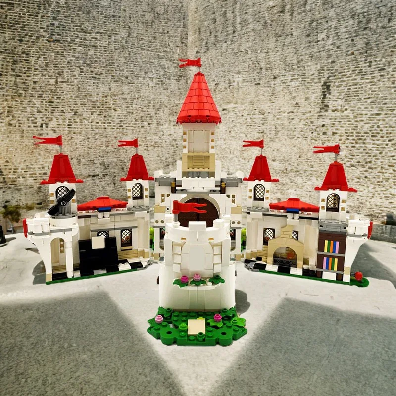 1308PCS Marioese MOC Peachese's Castle Battle Building Blocks Creative Kids Toy Birthday Gift Improve Operational Skills
1308PCS Marioese MOC Peachese's Castle Battle Building Blocks Creative Kids Toy Birthday Gift Improve Operational Skills