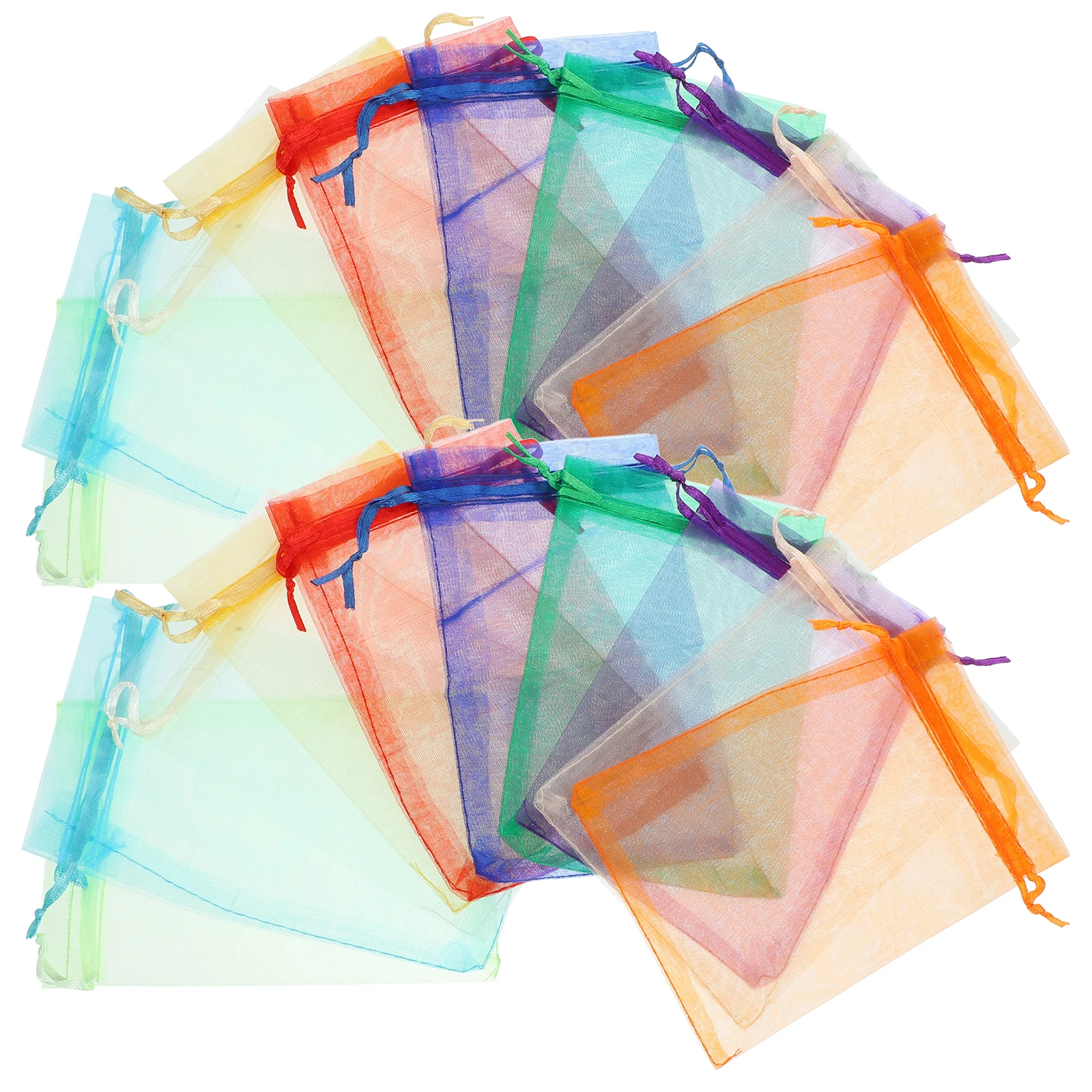 100pcs Organza Jewelry Packaging Drawstring Pouches Candy Gifts Small Size Favor Bags Mesh Bags Wedding Party
100pcs Organza Jewelry Packaging Drawstring Pouches Candy Gifts Small Size Favor Bags Mesh Bags Wedding Party