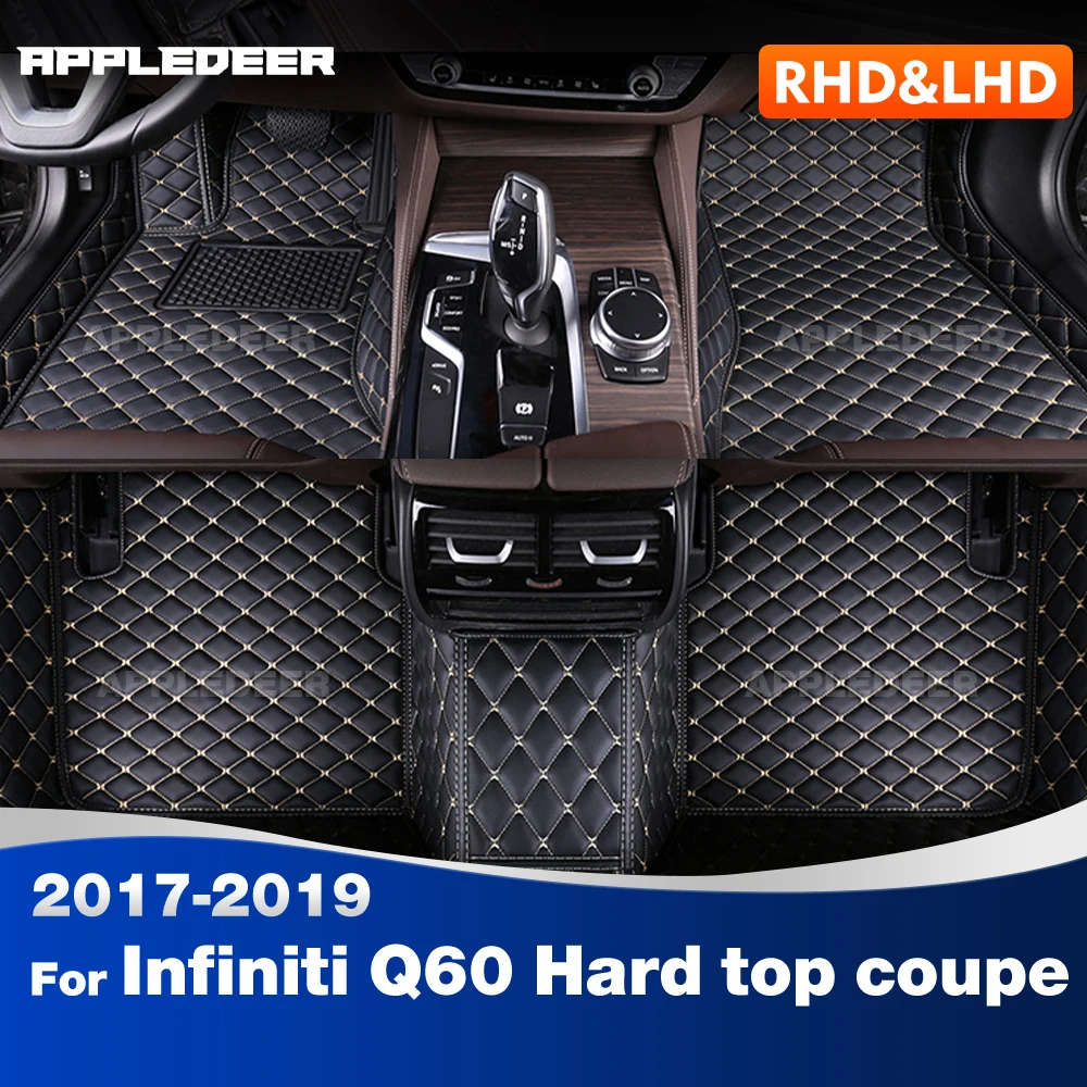 Автомобильные коврики для Infiniti Q60 Hard top купе 2017 2018 2019, автомобильные подушечки для ног на заказ, ковровое покрытие, аксессуары для интерьера
Автомобильные коврики для Infiniti Q60 Hard top купе 2017 2018 2019, автомобильные подушечки для ног на заказ, ковровое покрытие, аксессуары для интерьера