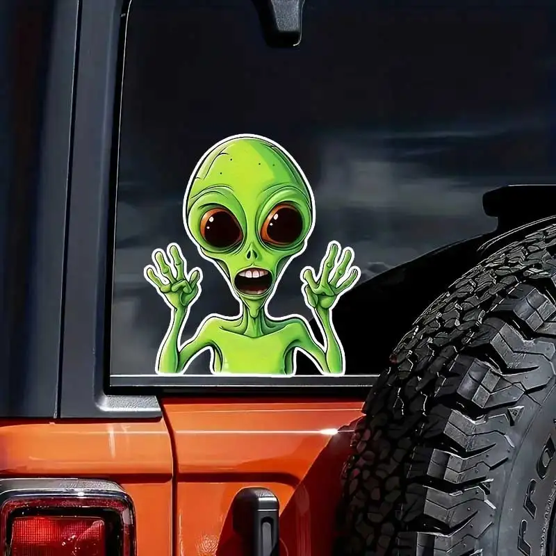 Frightened Alien Car Sticker Vinyl Decal Waterproof Rear Window Motorcycle Camper Bumper Truck Laptop Decoration SH1562
Frightened Alien Car Sticker Vinyl Decal Waterproof Rear Window Motorcycle Camper Bumper Truck Laptop Decoration SH1562