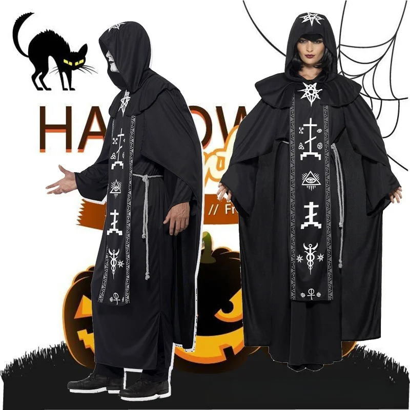 Adult loween Cosplay Wizard Robe Costume Dr up for Stage Performance Couple Matching Chinese Ethnic Faion
Adult loween Cosplay Wizard Robe Costume Dr up for Stage Performance Couple Matching Chinese Ethnic Faion