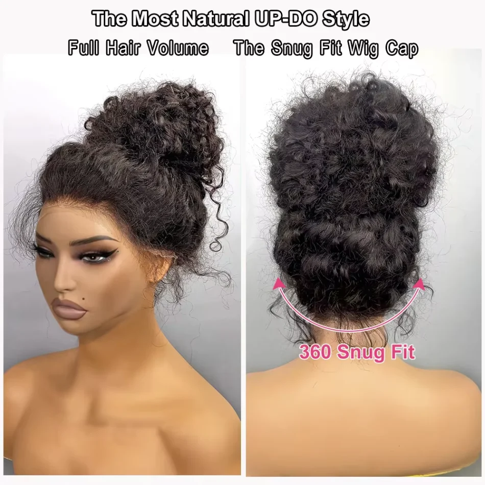 Smilegirl 360 HD Lace Front Wigs Hidden Strap Deep Wave Human Hair Pre Plucked 220 Density Full Lace Frontal Wig with Invisible Drawstring
Smilegirl 360 HD Lace Front Wigs Hidden Strap Deep Wave Human Hair Pre Plucked 220 Density Full Lace Frontal Wig with Invisible Drawstring