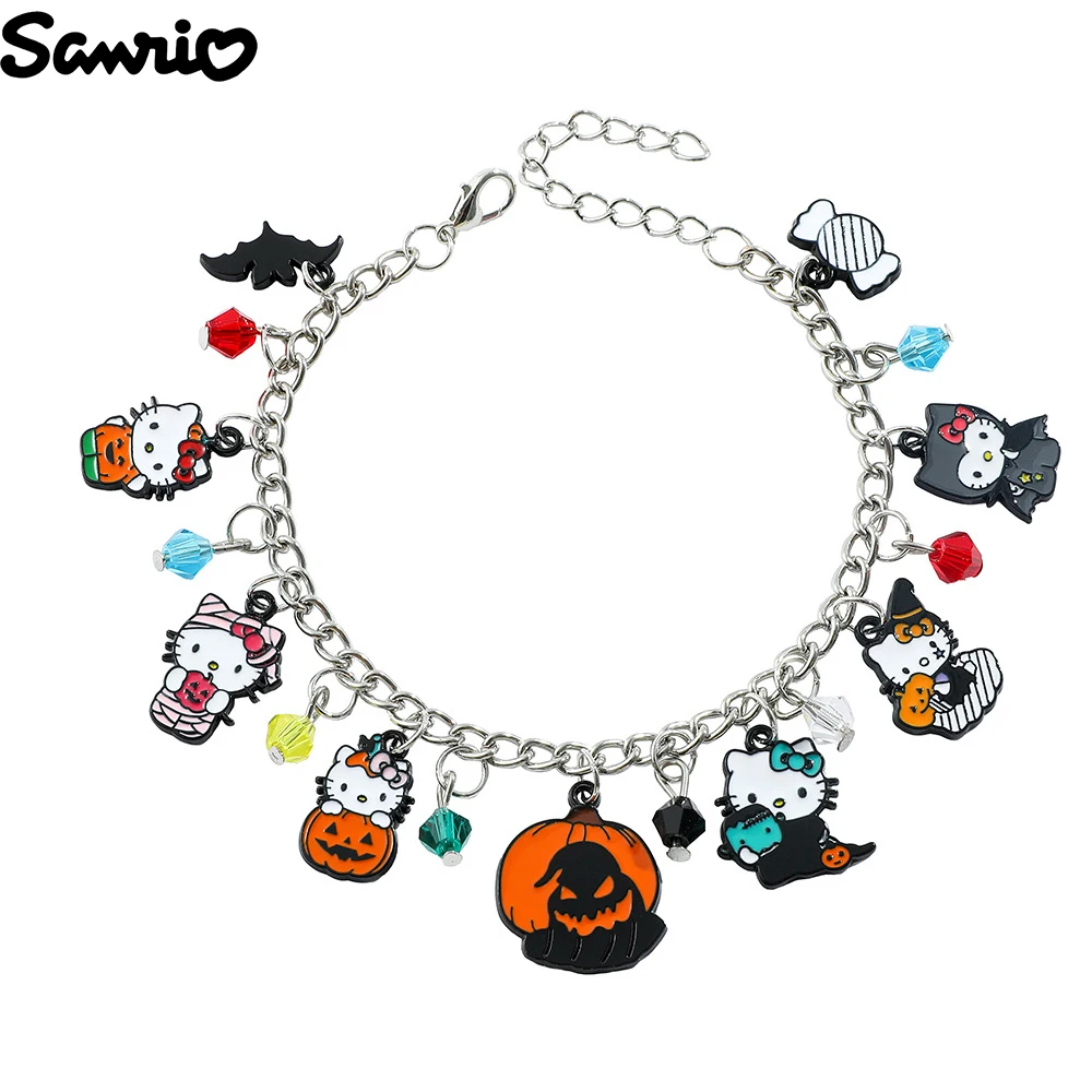 Anime Sanrio Hello Kitty Bracelet Cartoon Figure Kitty Cat Metal Badge Pendant Bracelet Halloween Jewelry Accessories
Anime Sanrio Hello Kitty Bracelet Cartoon Figure Kitty Cat Metal Badge Pendant Bracelet Halloween Jewelry Accessories