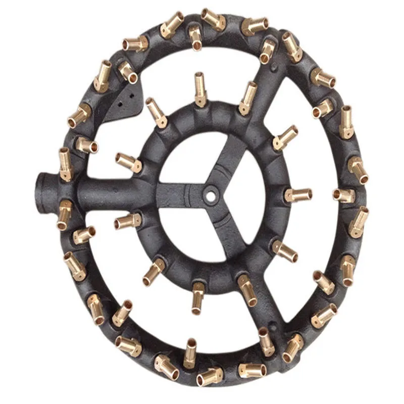 Jet Gas Burner Propane/Natural Gas Jet Burner Cast Iron Kitchen Burner with 44 Nozzles
Jet Gas Burner Propane/Natural Gas Jet Burner Cast Iron Kitchen Burner with 44 Nozzles