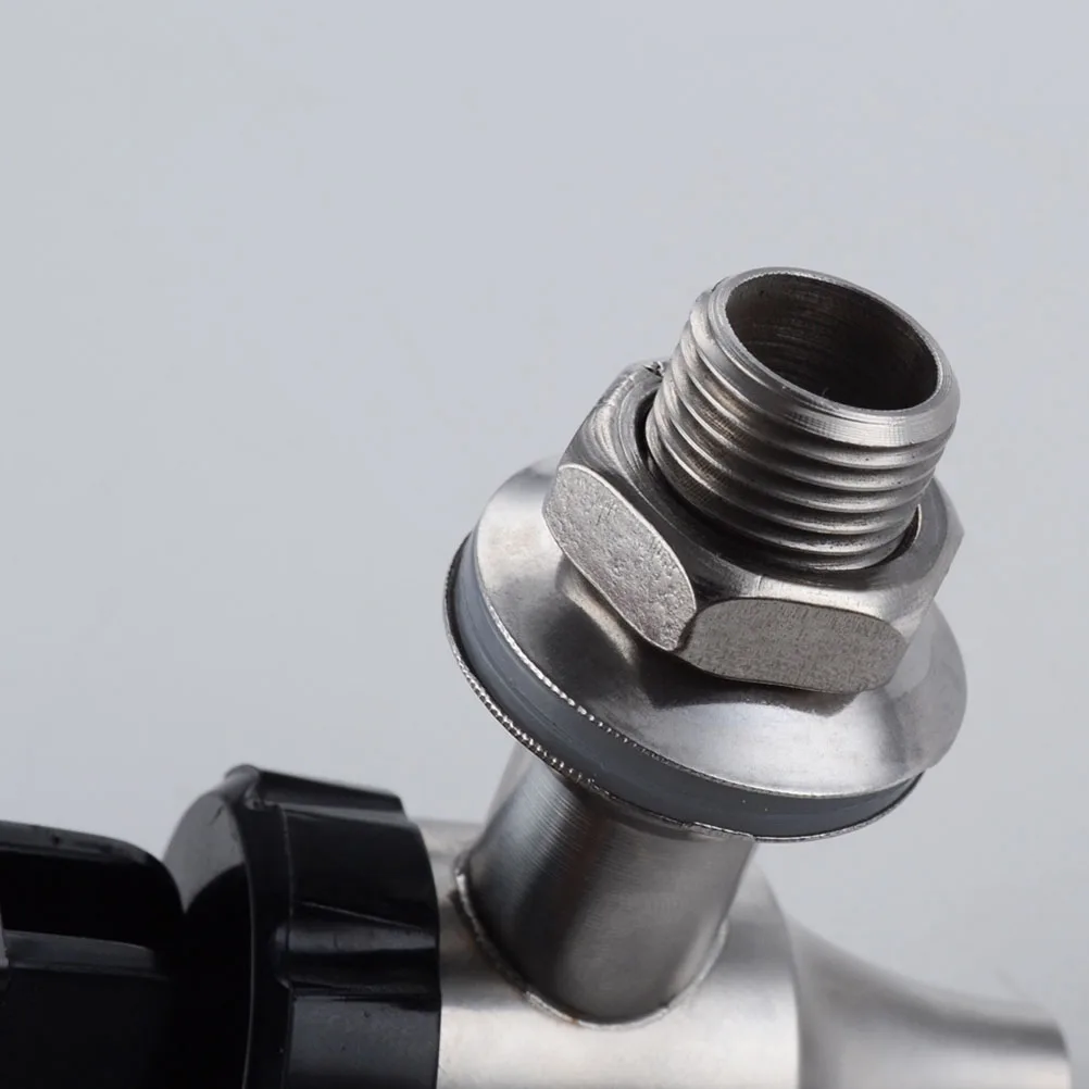 Wine Faucet 16 Mm Black Stainless Steel Beer Tap for Water Pipes Barrel Practical Outdoor Kitchen Use Beverage Container
Wine Faucet 16 Mm Black Stainless Steel Beer Tap for Water Pipes Barrel Practical Outdoor Kitchen Use Beverage Container