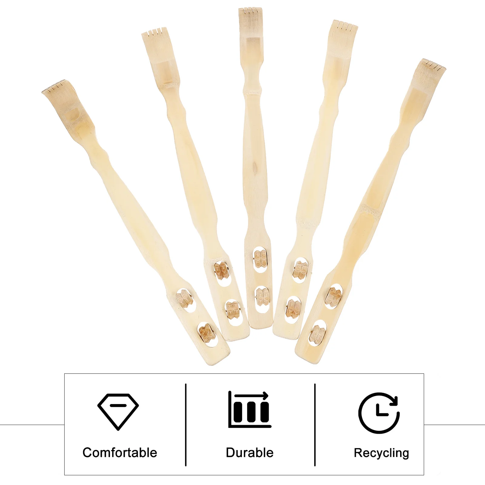 5Pcs Back Scratchers Ergonomic Design Long Handle Reaches All Areas Portable Self-Massager Tool for Relief Itch Relief Body
5Pcs Back Scratchers Ergonomic Design Long Handle Reaches All Areas Portable Self-Massager Tool for Relief Itch Relief Body