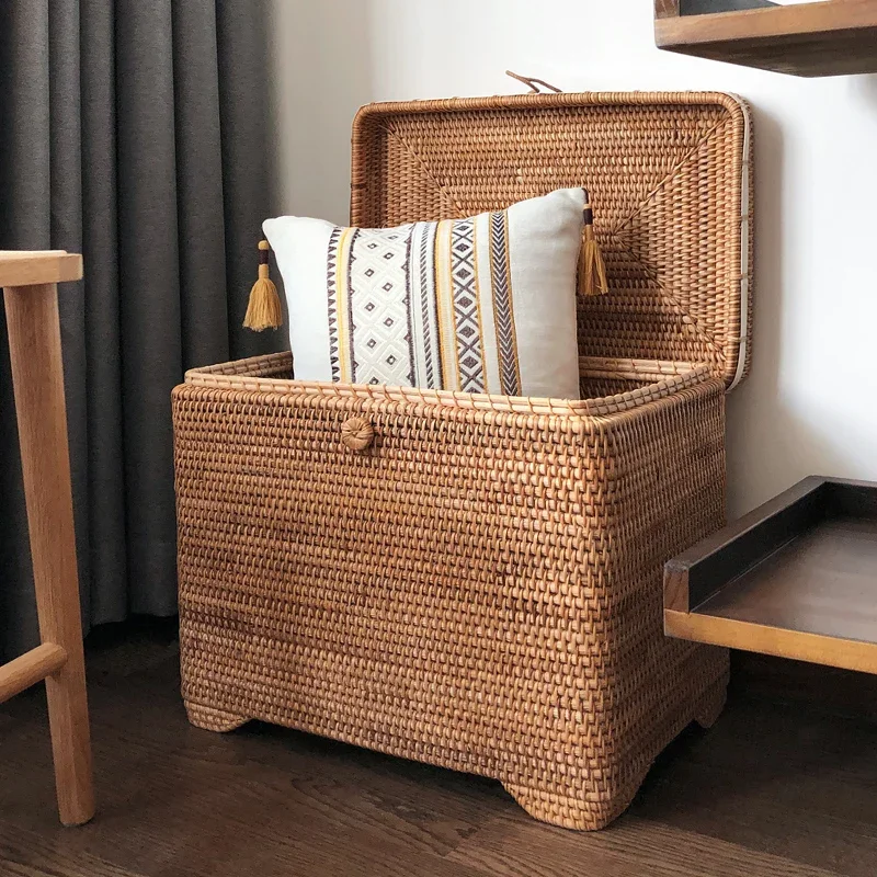 Rattan storage basket, straw dirty clothes storage frame basket
Rattan storage basket, straw dirty clothes storage frame basket