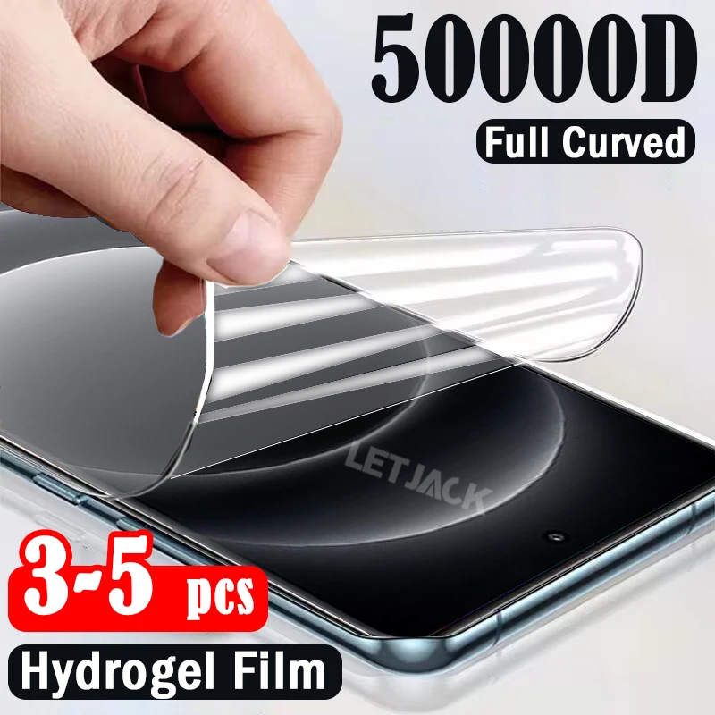 3-5Pcs Curved Hydrogel Film For Xiaomi 14 13 12S 11 Ultra Screen Protectors For Xiaomi 14 13 12 Pro Lite 12X Silicone Soft Film
3-5Pcs Curved Hydrogel Film For Xiaomi 14 13 12S 11 Ultra Screen Protectors For Xiaomi 14 13 12 Pro Lite 12X Silicone Soft Film