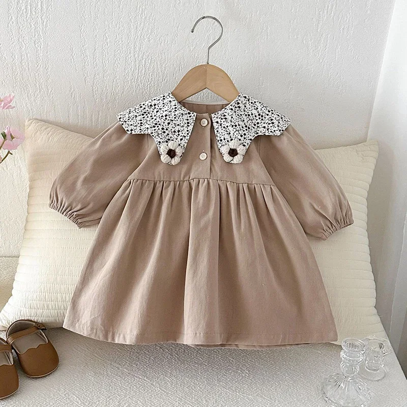 2026 New Spring Kids Princess Dresses Long Sleeved Cotton Printed Splicing 1-4Yrs Girl Birthday Party Dress Children Clothes
2026 New Spring Kids Princess Dresses Long Sleeved Cotton Printed Splicing 1-4Yrs Girl Birthday Party Dress Children Clothes