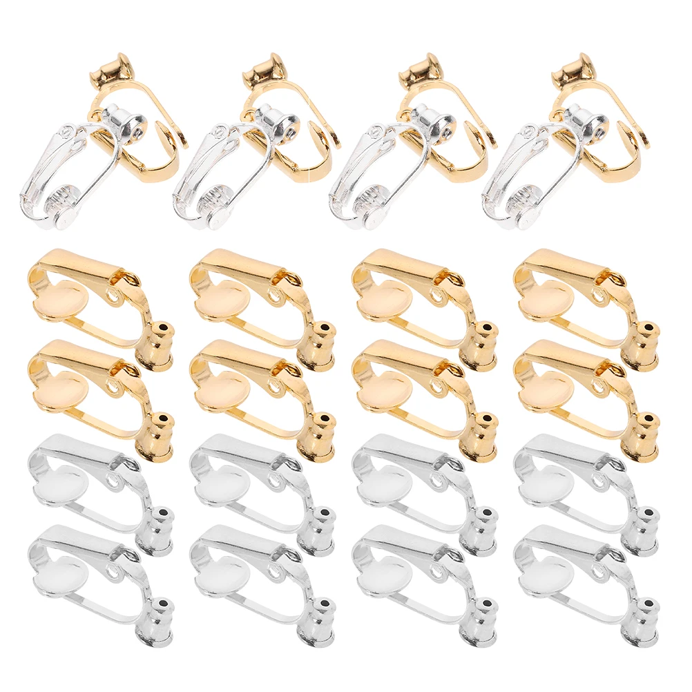 40pcs 20 Silver Gold Earring Converters Clip Adapter Findings Post Converter Non Pierced DIY Making Kit Jewelry Parts
40pcs 20 Silver Gold Earring Converters Clip Adapter Findings Post Converter Non Pierced DIY Making Kit Jewelry Parts