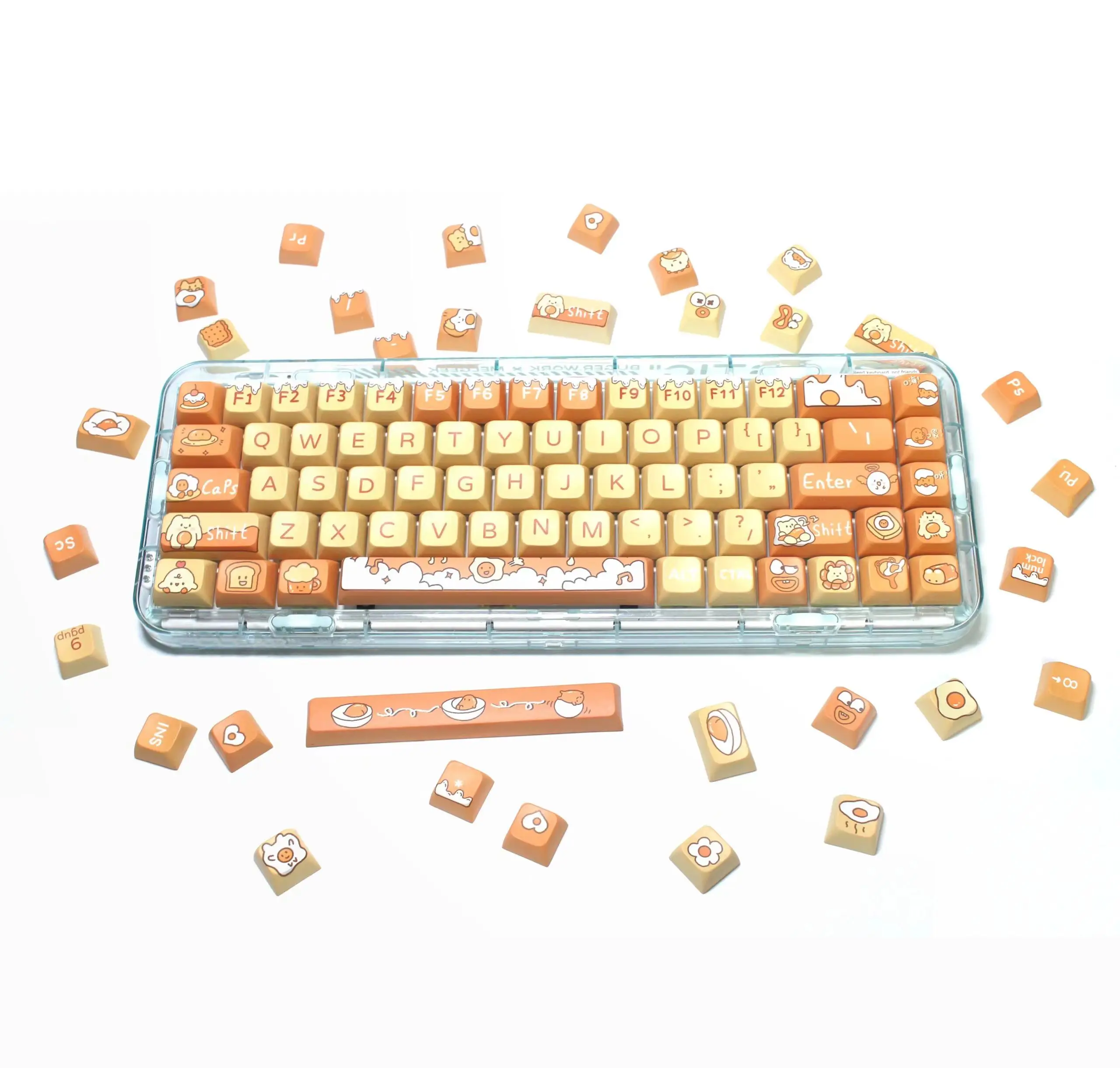 Жареные яйца PBT Keycap 134 ключа XDA профиль сублимированные персонализированные ключевые колпачки для вишни MX Переключатель Игры Механическая клавиатура
Жареные яйца PBT Keycap 134 ключа XDA профиль сублимированные персонализированные ключевые колпачки для вишни MX Переключатель Игры Механическая клавиатура