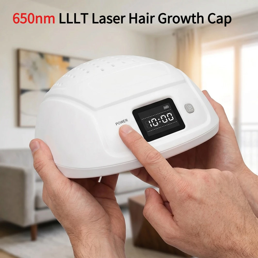 GOVW Photobiomodulation Hair Growth Cap 650nm LLLT Laser Helmet Alopecia Areata Stimulate Hair Regrowth & Thickening
GOVW Photobiomodulation Hair Growth Cap 650nm LLLT Laser Helmet Alopecia Areata Stimulate Hair Regrowth & Thickening
