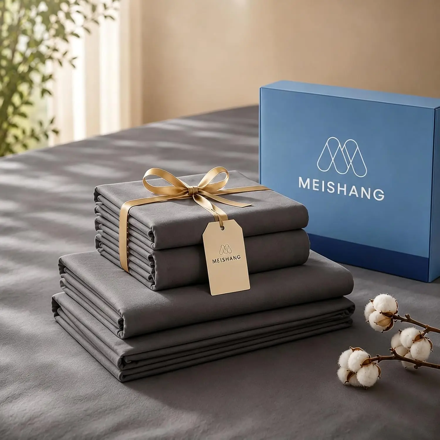 1000 Thread Count Egyptian Cotton Sheets King Size - Sateen Weave, Soft & Breathable, Oeko-Tex Certified, 16" Deep Pockets - 4 Piece (Dark Grey)
1000 Thread Count Egyptian Cotton Sheets King Size - Sateen Weave, Soft & Breathable, Oeko-Tex Certified, 16" Deep Pockets - 4 Piece (Dark Grey)