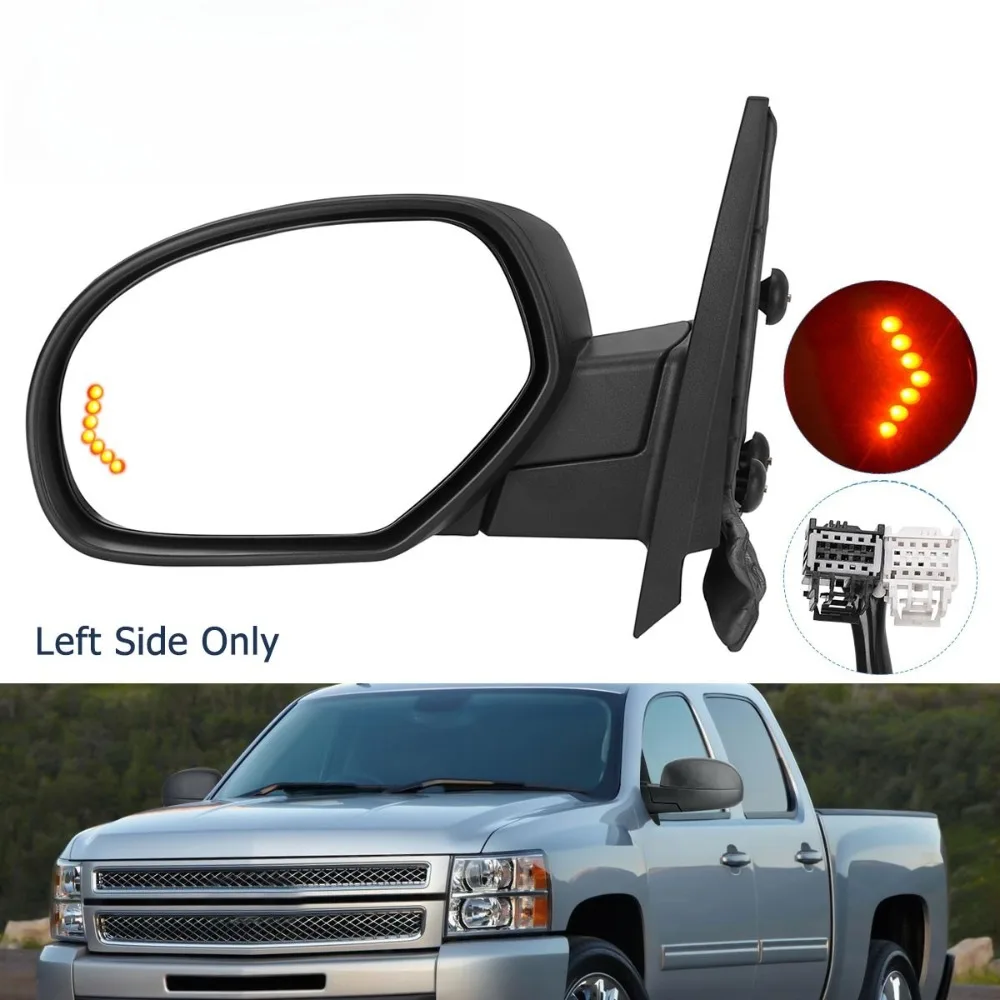 Driver Side Mirror for 2007-2013 Silverado Sierra 1500 2500/3500HD Power Heated
Driver Side Mirror for 2007-2013 Silverado Sierra 1500 2500/3500HD Power Heated