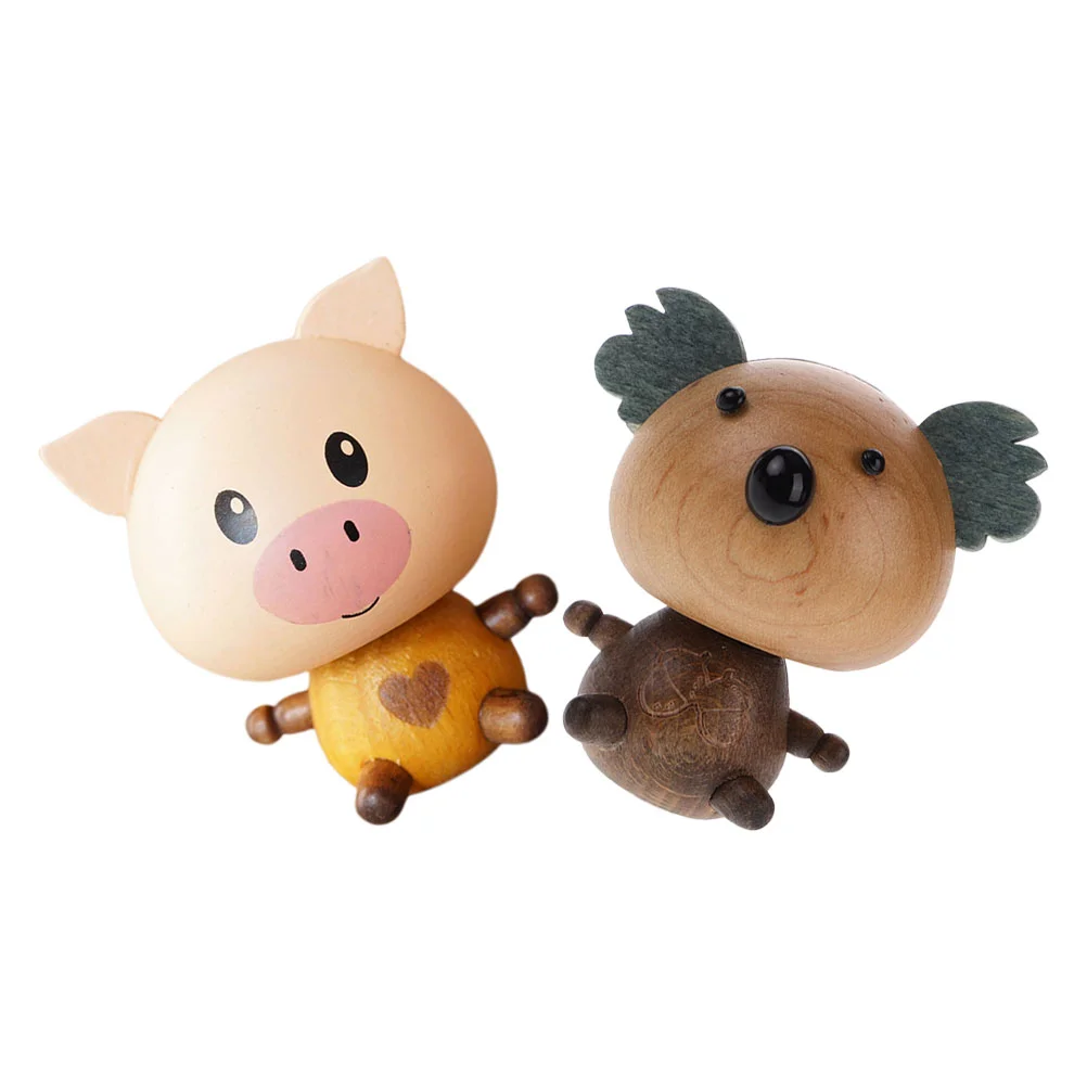 2 Pcs Car Bobble Head Dash Decor Bobblehead Dashboard Ornament Aromatherapy Decorations Wooden Figurines Home Interior
2 Pcs Car Bobble Head Dash Decor Bobblehead Dashboard Ornament Aromatherapy Decorations Wooden Figurines Home Interior