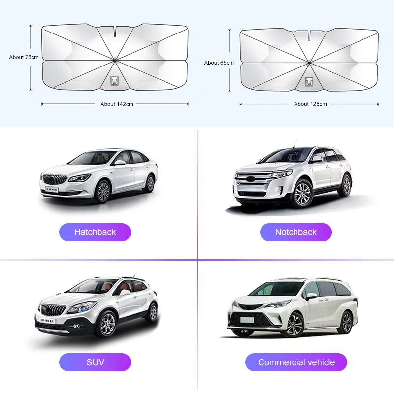 Car Front Windshield Sunshade Umbrella Summer Sun Uv Protection for Great wall Tank 300 400 500 700 800 tank300 tank500 Accessor
Car Front Windshield Sunshade Umbrella Summer Sun Uv Protection for Great wall Tank 300 400 500 700 800 tank300 tank500 Accessor