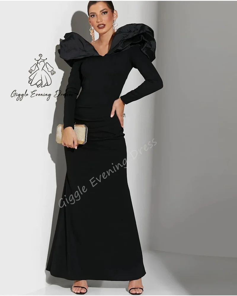 Giggle V-neck Exaggerated puffed-overlay Sleeves Bodycon Dress Prom Gown Sheat 2025 Saudi Arab Elegant Evening Party Dress
Giggle V-neck Exaggerated puffed-overlay Sleeves Bodycon Dress Prom Gown Sheat 2025 Saudi Arab Elegant Evening Party Dress