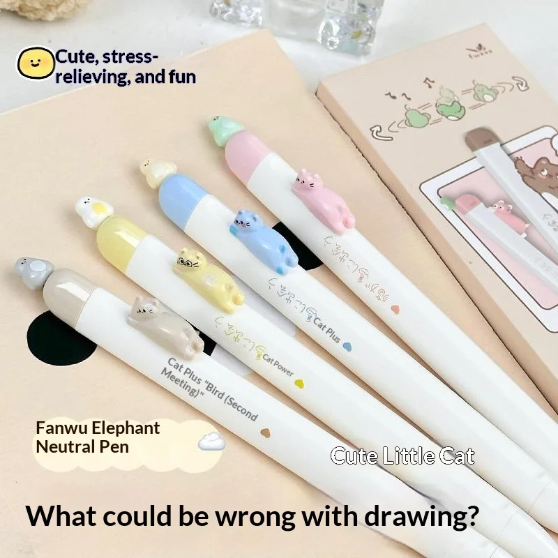 【xxx】4-Pack Fun Magnetic Bird Cat Gel Pens Retractable Press Pens 0.5mm Fine Tip Fast Drying Ink Cute Stationery For Cat Lovers
【xxx】4-Pack Fun Magnetic Bird Cat Gel Pens Retractable Press Pens 0.5mm Fine Tip Fast Drying Ink Cute Stationery For Cat Lovers