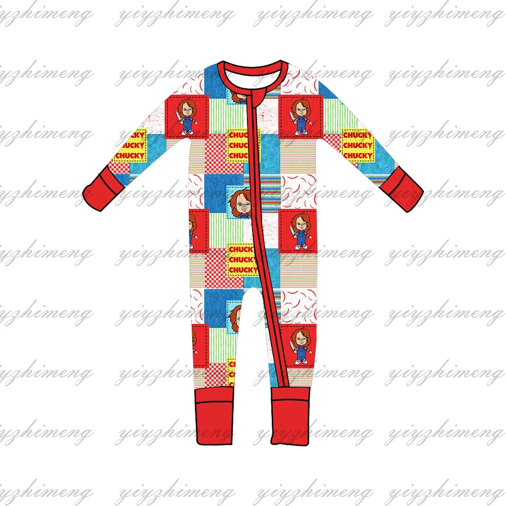 New design Baby onesie Halloween Girl costume Halloween printed milk Silk Long sleeve zipper onesie
New design Baby onesie Halloween Girl costume Halloween printed milk Silk Long sleeve zipper onesie