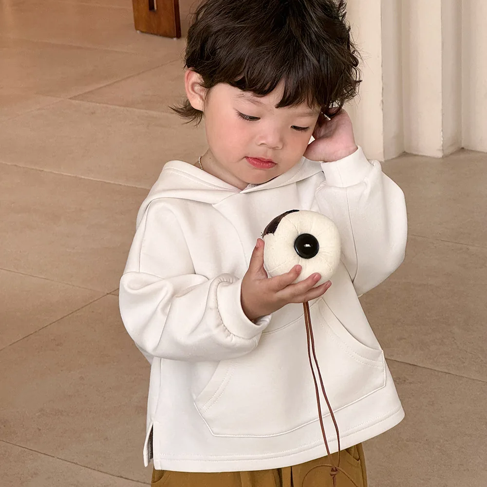 2025 Spring Children's Hoodies Versatile Solid Color Boys' and Girls' Hoodies Loose Baby Shirt
2025 Spring Children's Hoodies Versatile Solid Color Boys' and Girls' Hoodies Loose Baby Shirt