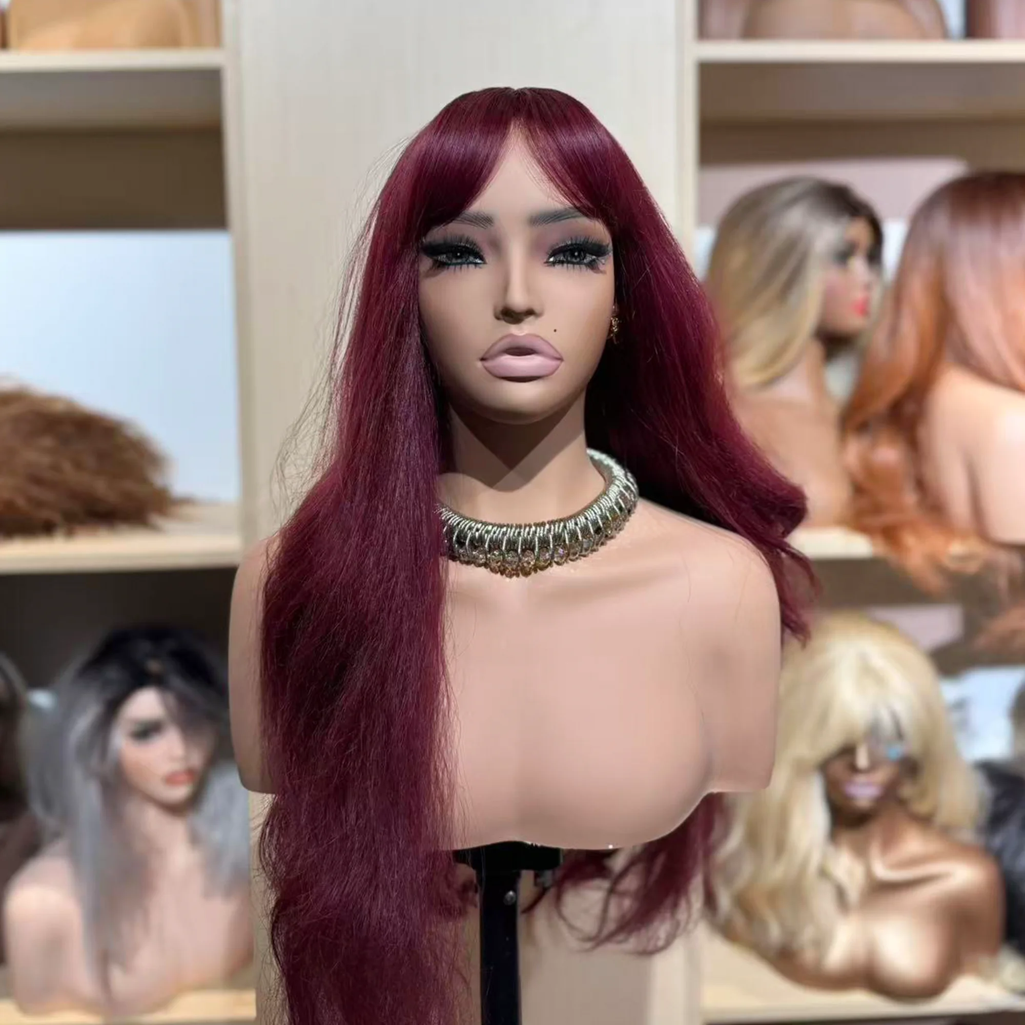 1PC USA Warehouse Free Shipping High Simulation European American Facial Model Head Multi-scene Application For Wig Earring Necklace Hat Jewelry Display & Beauty Training
1PC USA Warehouse Free Shipping High Simulation European American Facial Model Head Multi-scene Application For Wig Earring Necklace Hat Jewelry Display & Beauty Training