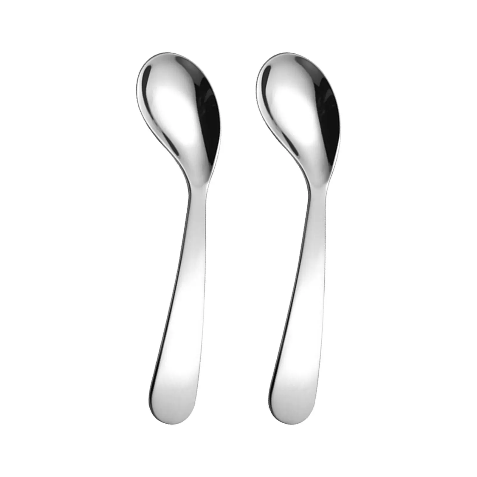 2Pcs Kids Stainless Steel Bend Spoon Safe Smooth Edge Feeding Tool for Infants Learning to Eat Christmas Birthday Anniversary
2Pcs Kids Stainless Steel Bend Spoon Safe Smooth Edge Feeding Tool for Infants Learning to Eat Christmas Birthday Anniversary
