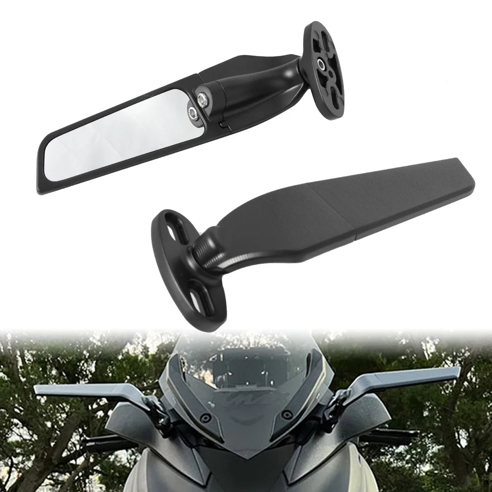 For YAMAHA YZF R6 R1 R25 R3 R125 R15 2PCS Motorcycle Aluminum Adjustable Rotating Swivel Wind Wing Rear View Side Mirrors Black
For YAMAHA YZF R6 R1 R25 R3 R125 R15 2PCS Motorcycle Aluminum Adjustable Rotating Swivel Wind Wing Rear View Side Mirrors Black