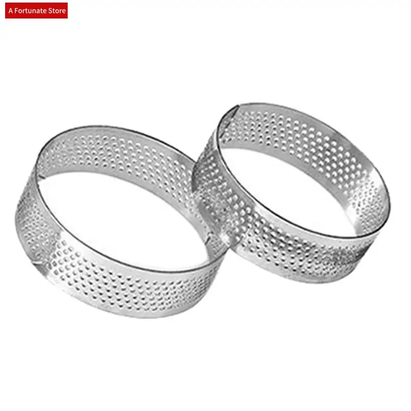 20Pcs Circular Tart Ring Dessert Stainless Steel Perforation Fruit Pie Quiche Cake Mousse Mold Kitchen Baking Mould-A78G
20Pcs Circular Tart Ring Dessert Stainless Steel Perforation Fruit Pie Quiche Cake Mousse Mold Kitchen Baking Mould-A78G