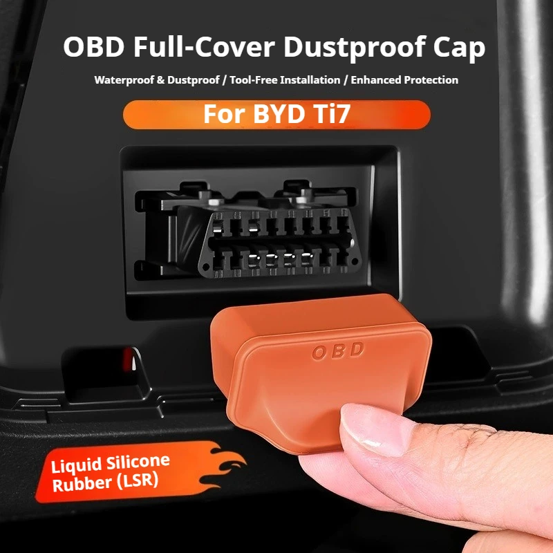For BYD Ti7 Equation Leopard Titanium 7 OBD Port Protective Cover Dustproof Diagnostic Connector Caps Waterproof Car Accessories
For BYD Ti7 Equation Leopard Titanium 7 OBD Port Protective Cover Dustproof Diagnostic Connector Caps Waterproof Car Accessories