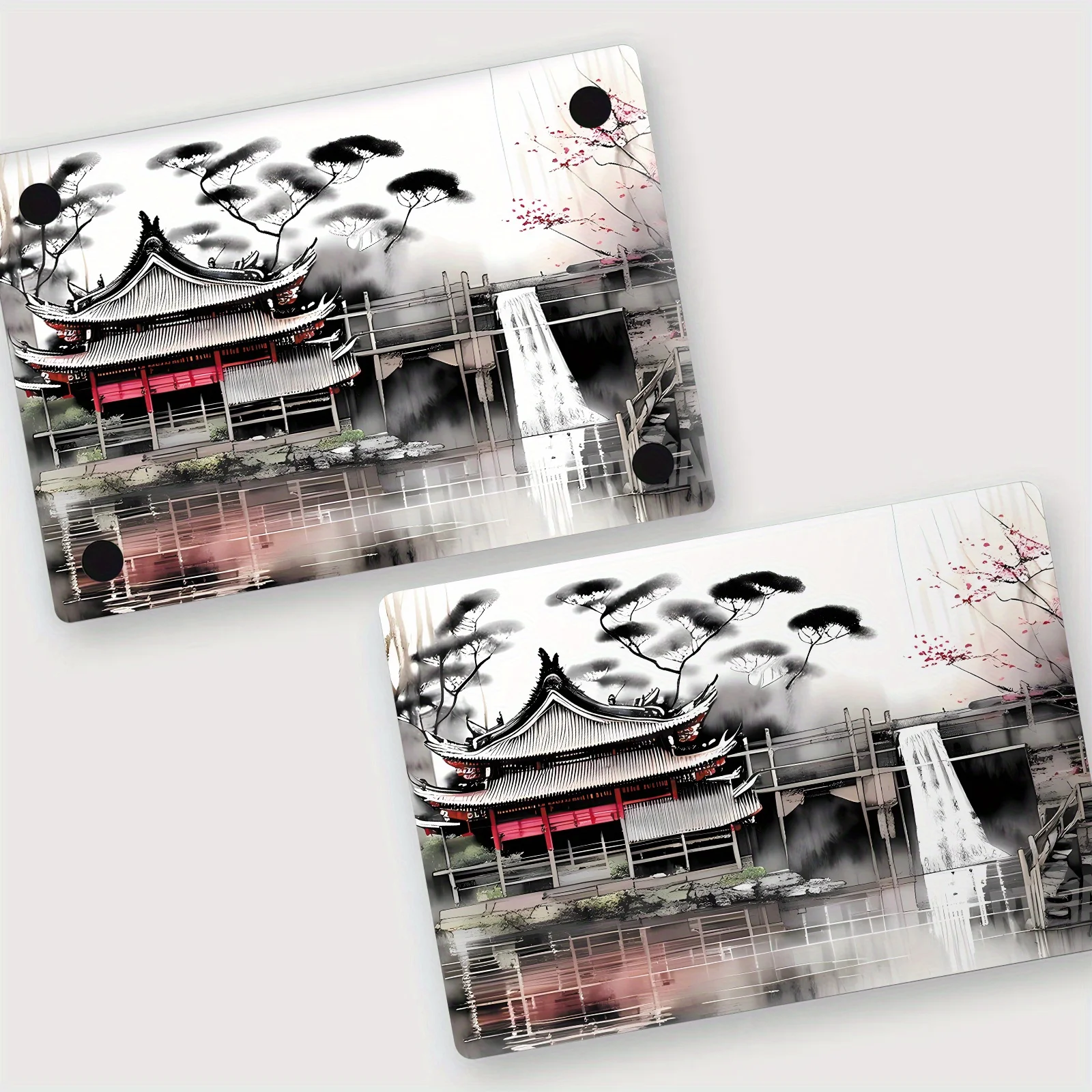 Набор из 2 защитных пленок формата А + D для рендерирования поверхности для ноутбуков с яркими декоративными наклейками в пейзажном стиле.
Набор из 2 защитных пленок формата А + D для рендерирования поверхности для ноутбуков с яркими декоративными наклейками в пейзажном стиле.