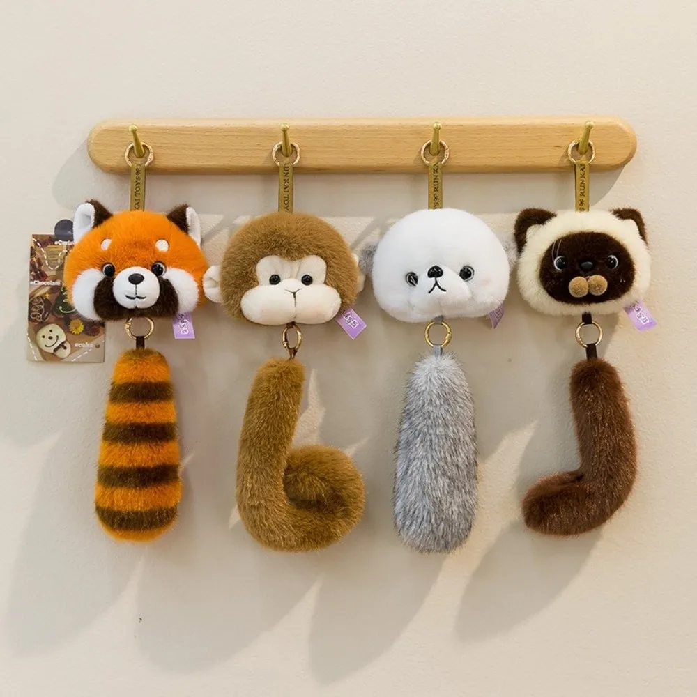 Cute Plush Red Panda Keychain With Keyring Animal Tail Plush Keychain Cartoon Lightweight Hanging Plush Toy Backpack Decoration
Cute Plush Red Panda Keychain With Keyring Animal Tail Plush Keychain Cartoon Lightweight Hanging Plush Toy Backpack Decoration
