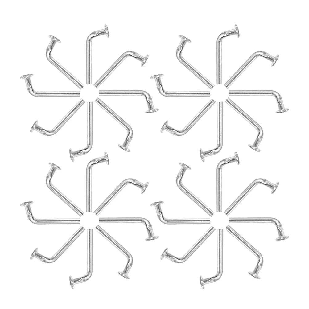 50 Pcs Bolts Shelf Drop Pin Pallet Rack Safety J Iron Universal Clips Racking Silver Pins
50 Pcs Bolts Shelf Drop Pin Pallet Rack Safety J Iron Universal Clips Racking Silver Pins