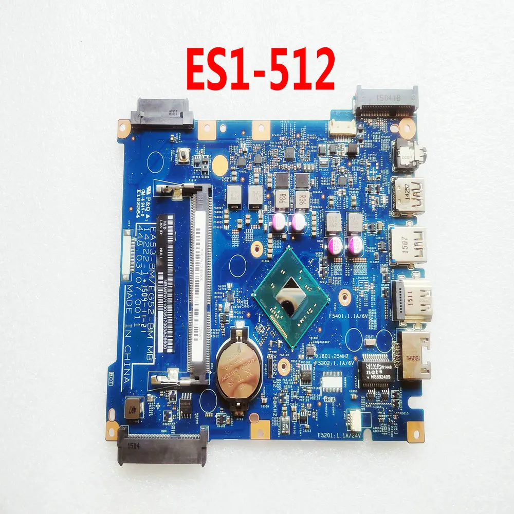 Материнская плата для ноутбука Acer Aspire ES1-512 14222-1, материнская плата 44803707 .0011 EA53 -BM EG52 -BM N2940 Процессор DDR3 NBMRW11001
Материнская плата для ноутбука Acer Aspire ES1-512 14222-1, материнская плата 44803707 .0011 EA53 -BM EG52 -BM N2940 Процессор DDR3 NBMRW11001