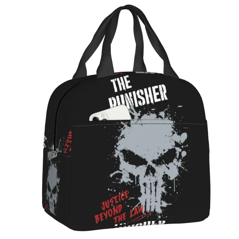 Изолированная сумка для обеда с символом черепа на заказ, женская портативная термохолодильник с мультяшным дизайном, сумка для обеда, пляжная сумка для кемпинга, путешествий 
Изолированная сумка для обеда с символом черепа на заказ, женская портативная термохолодильник с мультяшным дизайном, сумка для обеда, пляжная сумка для кемпинга, путешествий