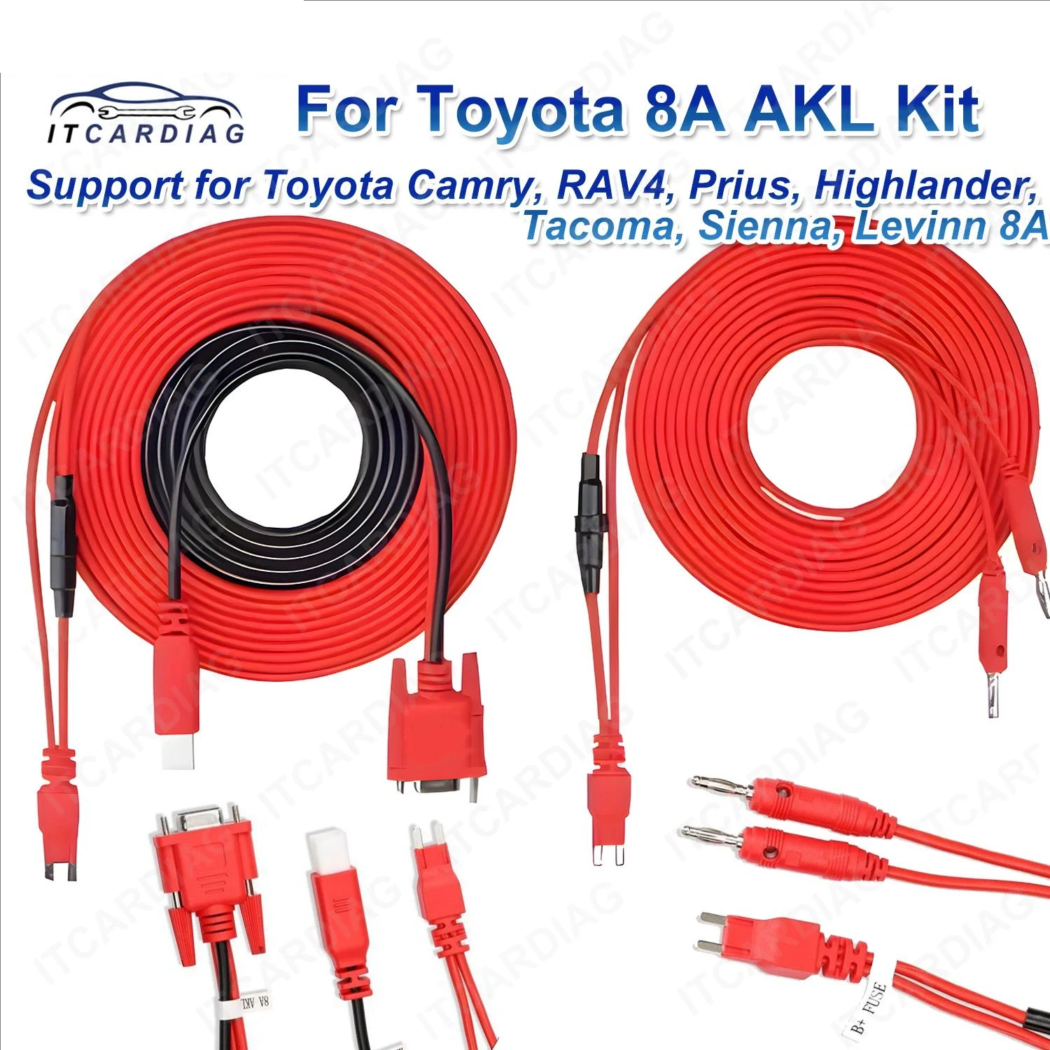 8A AKL Cable for Toyota Non-Smart Key All Keys Lost Adapter Work with APB112 and G-Box2 G-BOX3 Car Diagnostic Cables
8A AKL Cable for Toyota Non-Smart Key All Keys Lost Adapter Work with APB112 and G-Box2 G-BOX3 Car Diagnostic Cables