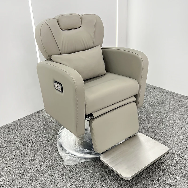 Hair salon chair Electric reclining physiotherapy Barber shop Beauty salon chair Head oil head lifting hair cutting
Hair salon chair Electric reclining physiotherapy Barber shop Beauty salon chair Head oil head lifting hair cutting