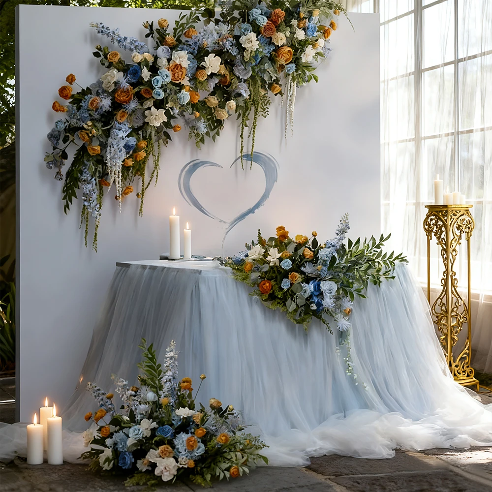 High Quality Artificial Silk Colorful Floral Arch Floral Arrangement Flower Row Wedding Background Decoration Flower
High Quality Artificial Silk Colorful Floral Arch Floral Arrangement Flower Row Wedding Background Decoration Flower