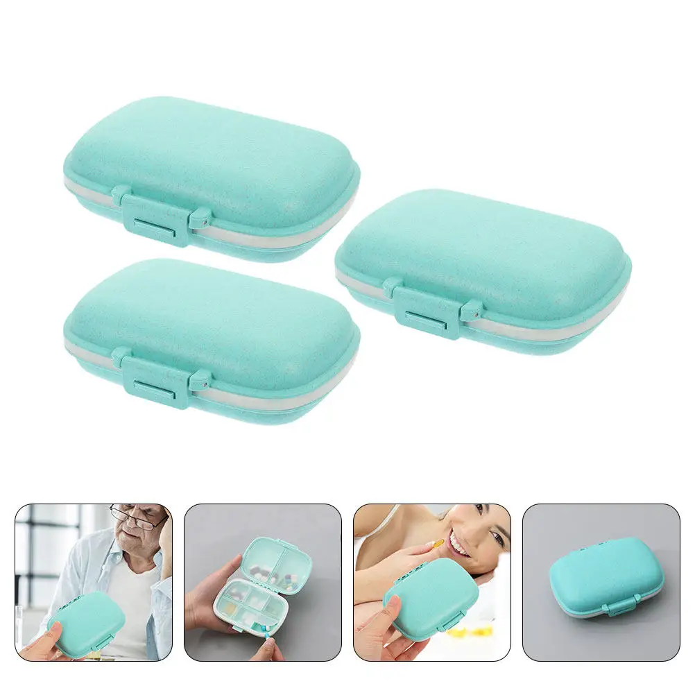 3pcs Pill Storage Box Travel Medicine Kit Weekly Case Wheat Straw Pp Container Portable Daily ganizer Airtight
3pcs Pill Storage Box Travel Medicine Kit Weekly Case Wheat Straw Pp Container Portable Daily ganizer Airtight