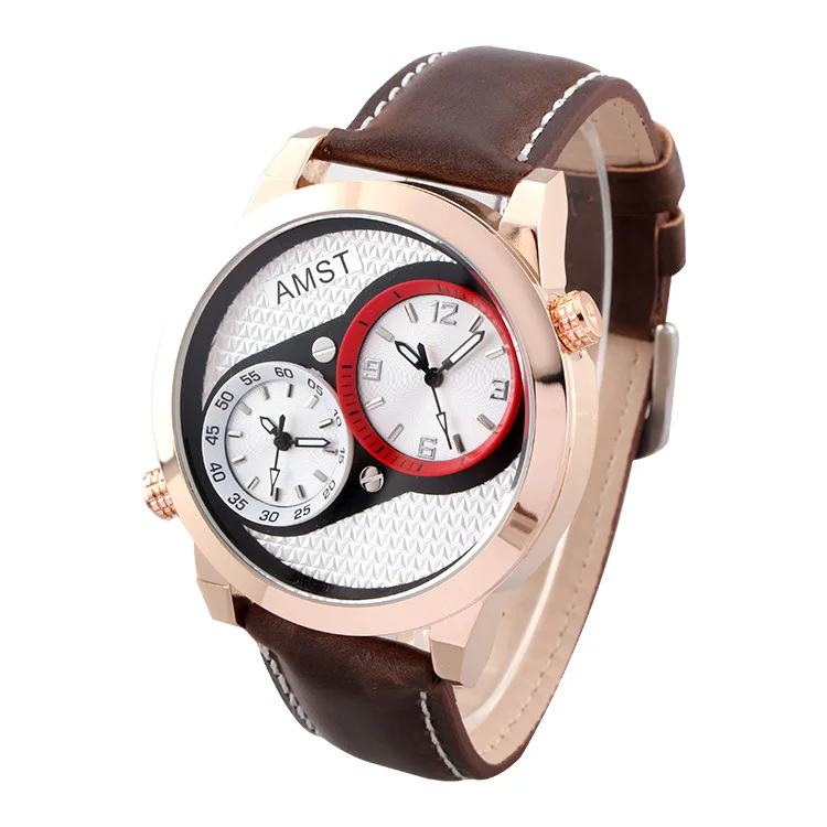 AMST Fashion Dual Movement Watch Sports Swimming Waterproof Quartz Watch Belt Men's Watch
AMST Fashion Dual Movement Watch Sports Swimming Waterproof Quartz Watch Belt Men's Watch