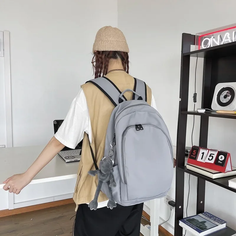 Solid Color Travel Backpack Female Men Fashion Oxford Zipper Large-capacity 36-55L Backpack Female Cute Badge Student Bag
Solid Color Travel Backpack Female Men Fashion Oxford Zipper Large-capacity 36-55L Backpack Female Cute Badge Student Bag