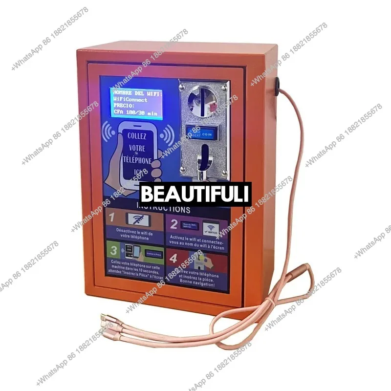 Coin Operated Vendo Machine Self-service WiFi Vending Machine Add Charging Cable Distributeur Automatique Hotspot
Coin Operated Vendo Machine Self-service WiFi Vending Machine Add Charging Cable Distributeur Automatique Hotspot