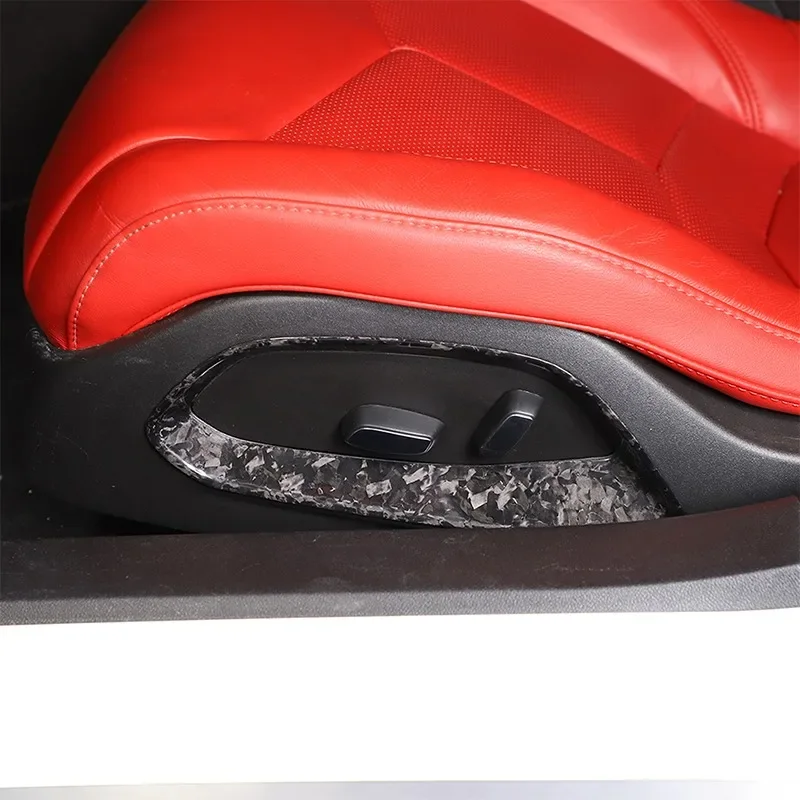Real Carbon Fiber Car Seat Adjust Switch Frame Cover Trim For Chevrolet Corvette C8 Stingray Z51 Z06 2020-2025 Car Accessories
Real Carbon Fiber Car Seat Adjust Switch Frame Cover Trim For Chevrolet Corvette C8 Stingray Z51 Z06 2020-2025 Car Accessories