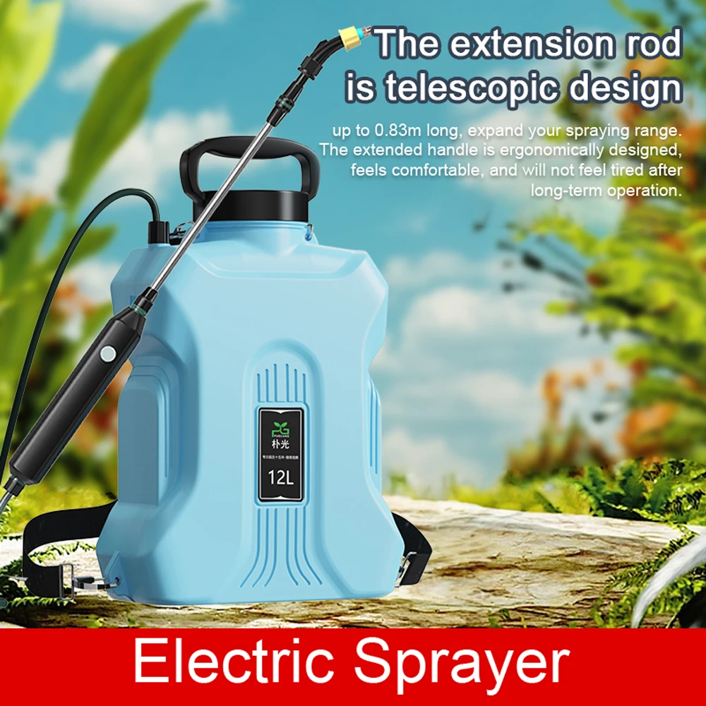 12L Rechargeable Shouldered Sprinkler Handheld Electric Sprayer Agriculture Tools Watering Can Atomizing Watering Bottle Water S
12L Rechargeable Shouldered Sprinkler Handheld Electric Sprayer Agriculture Tools Watering Can Atomizing Watering Bottle Water S